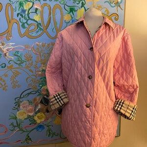 Burberry England Quilted Jacket Sz L